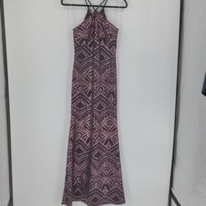 NWOT JUMP Apparel Metallic Dot Maxi Dress